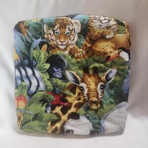 Animal Print Full Coverage QSnap Dust Guard Cover 8 inch Elastic Handmade B16